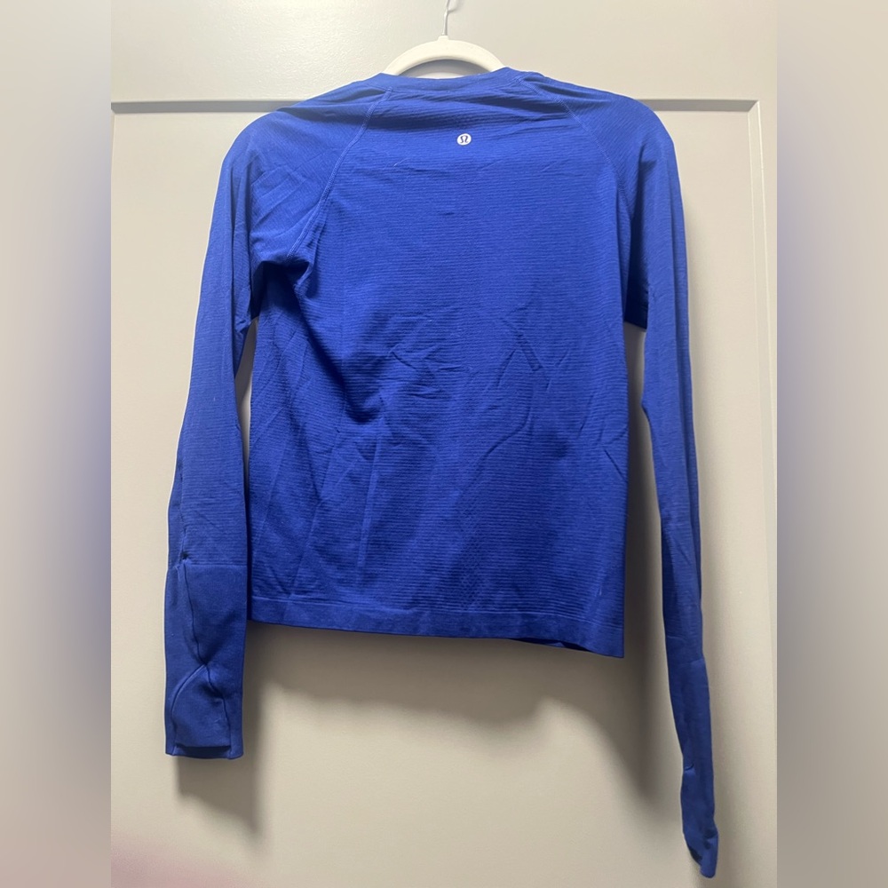 Lululemon Athletica Royal Blue Crew Neck Top